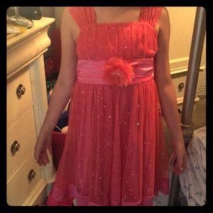 Sparkle Pink Formal Dress